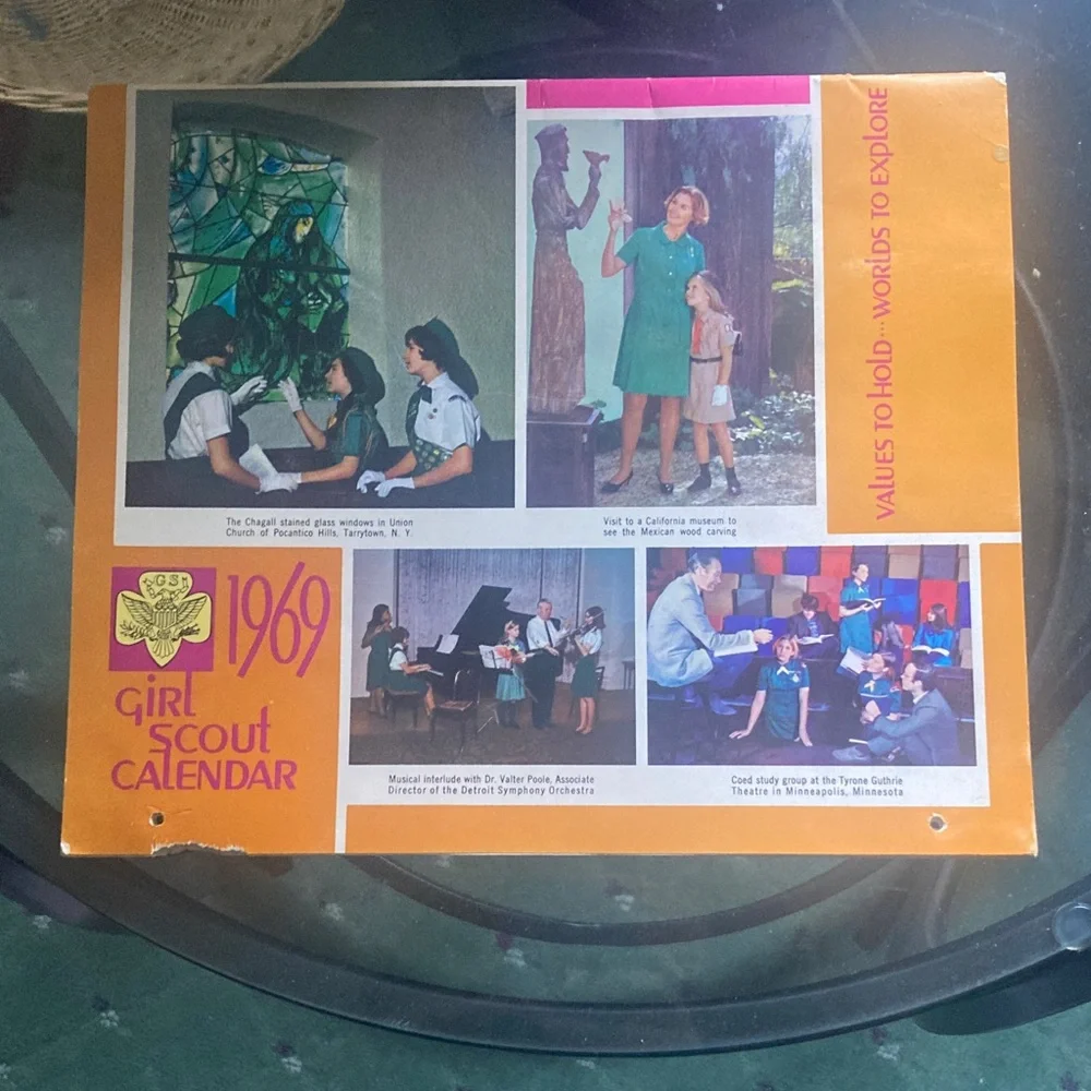 1969 Girl Scout Calendar